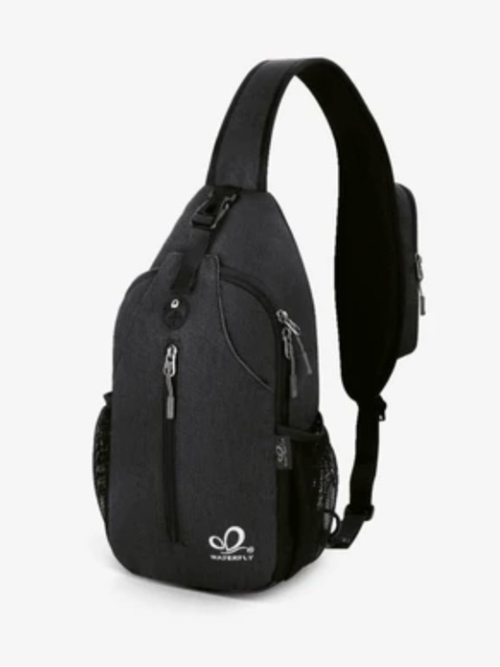 Black Sling Crossbody Bag - Versatile Everyday Carry